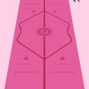 NWT LIFORME Expressions Travel Yoga Mat with Carry Bag